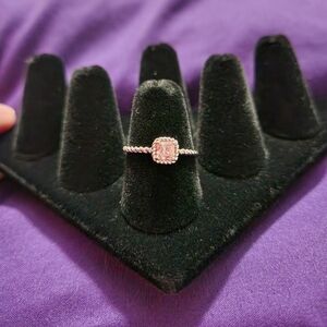 Size 8 Pink Stone ring